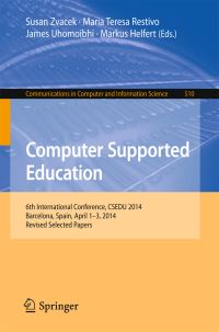 Book Cover for Computer Supported Education by CSEDU Conference