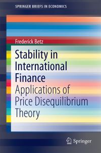Book Cover for Stability in International Finance by Frederick Betz