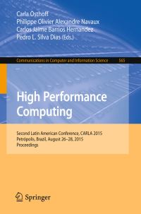 Book Cover for High Performance Computing by HPCLATAMCLCAR Latin American Joint Conference