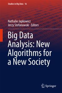 Book Cover for Big Data Analysis by Nathalie Japkowicz, Jerzy Stefanowski