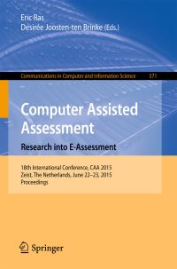 Book Cover for Computer Assisted Assessment by International Computer Assisted Assessment Conference