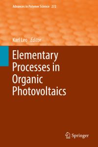 Book Cover for Elementary Processes in Organic Photovoltaics by Karl Leo