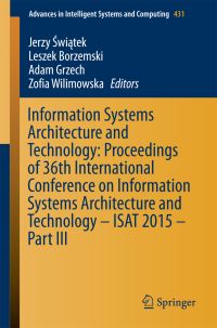 Book Cover for Information Systems Architecture and Technology Part III by International Conference on Information Systems Architecture and Technology