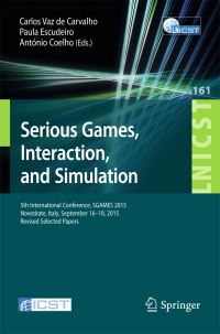 Book Cover for Serious Games, Interaction, and Simulation by GameDays Conference
