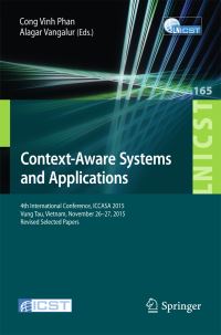 Book Cover for Context-Aware Systems and Applications by International Conference on ContextAware Systems and Applications