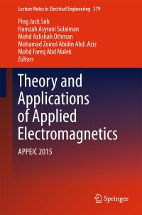 Book Cover for Theory and Applications of Applied Electromagnetics by APPEIC Conference