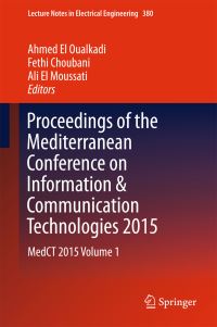 Book Cover for Proceedings of the Mediterranean Conference on Information & Communication Technologies 2015. MedCT Volume 1 by Mediterranean Conference on Information  Communication Technologies