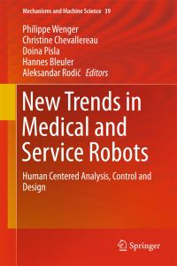 Book Cover for New Trends in Medical and Service Robots by MeSRoB Workshop