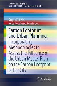 Book Cover for Carbon Footprint and Urban Planning by Sergio Zubelzu, Roberto Álvarez Fernández