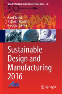 Book Cover for Sustainable Design and Manufacturing 2016 by International Conference on Sustainable Design and Manufacturing