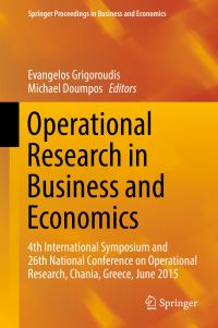 Book Cover for Operational Research in Business and Economics by Evangelos Grigoroudis, Michael Doumpos