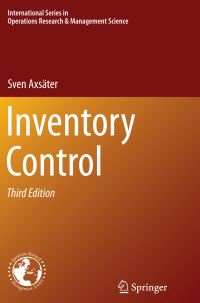 Book Cover for Inventory Control by Sven Axsäter
