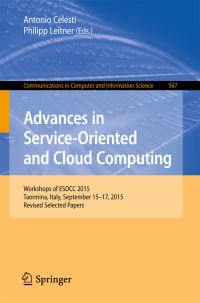 Book Cover for Advances in Service-Oriented and Cloud Computing by Antonio Celesti, Philipp Leitner