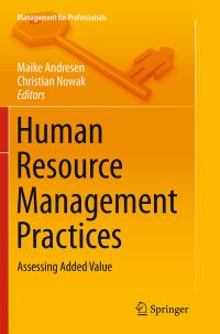 Book Cover for Human Resource Management Practices by Maike Andresen, Christian Nowak