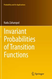 Book Cover for Invariant Probabilities of Transition Functions by Radu Zaharopol