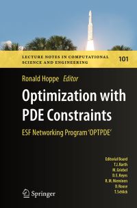 Book Cover for Optimization With PDE Constraints by Ronald Hoppe