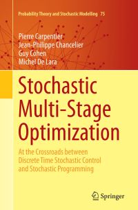 Book Cover for Stochastic Multi-Stage Optimization by Pierre Carpentier, JeanPhilippe Chancelier, Guy Cohen, Michel De Lara
