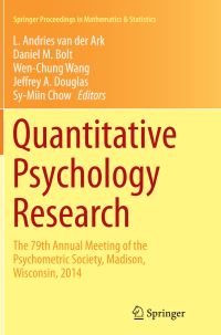 Book Cover for Quantitative Psychology Research by L Andries van der Ark, Daniel M Bolt, WenChung Wang, Jeffrey A Douglas, SyMiin Chow