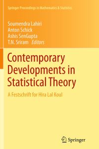 Book Cover for Contemporary Developments in Statistical Theory by Soumendra Lahiri, Anton Schick, Ashis SenGupta, TN Sriram