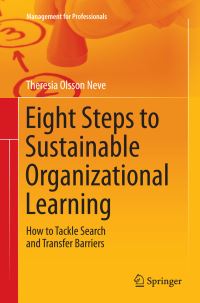 Book Cover for Eight Steps to Sustainable Organizational Learning by Theresia Olsson Neve