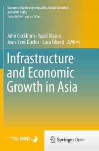 Book Cover for Infrastructure and Economic Growth in Asia by John Cockburn, Yazid Dissou, JeanYves Duclos, Luca Tiberti