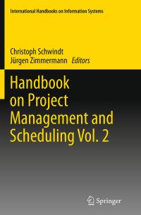 Book Cover for Handbook on Project Management and Scheduling Vol. 2 by Christoph Schwindt, Jürgen Zimmermann