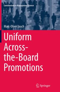Book Cover for Uniform Across-the-Board Promotions by MarcOliver Jauch