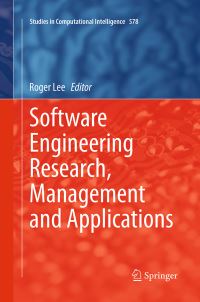 Book Cover for Software Engineering Research, Management and Applications by SERA Conference