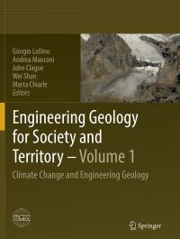 Book Cover for Engineering Geology for Society and Territory. Volume 1 Climate Change and Engineering Geology by International Association for Engineering Geology and the Environment