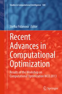 Book Cover for Recent Advances in Computational Optimization by Workshop on Computational Optimization