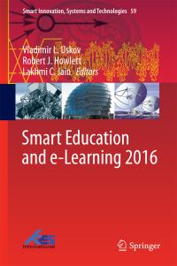 Book Cover for Smart Education and Smart E-Learning 2016 by International KES Conference on Smart Education and Smart ELearning