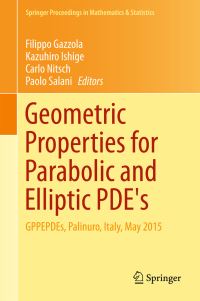 Book Cover for Geometric Properties for Parabolic and Elliptic PDE's by Filippo Gazzola, Kazuhiro Ishige, Carlo Nitsch, Paolo Salani