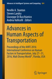 Book Cover for Advances in Human Aspects of Transportation by International Conference on Human Factors in Transportation