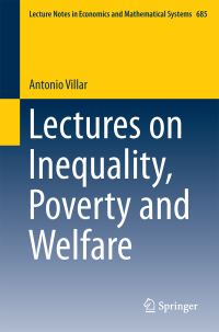 Book Cover for Lectures on Inequality, Poverty and Welfare by Antonio Villar