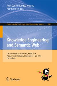 Book Cover for Knowledge Engineering and Semantic Web by AxelCyrille Ngonga Ngomo, Petr Kremen