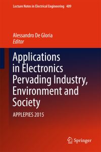 Book Cover for Applications in Electronics Pervading Industry, Environment and Society by APPLEPIES Conference