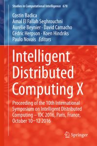 Book Cover for Intelligent Distributed Computing by International Symposium on Intelligent and Distributed Computing