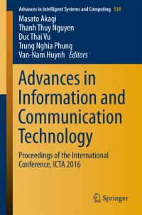 Book Cover for Advances in Information and Communication Technology by Advances in Information and Communication Technology Conference