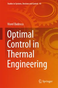 Book Cover for Optimal Control in Thermal Engineering by Viorel Badescu
