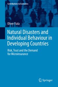 Book Cover for Natural Disasters and Individual Behaviour in Developing Countries by Oliver Fiala