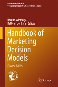 Book Cover for Handbook of Marketing Decision Models by B Wierenga, Ralf van der Lans