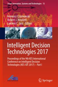 Book Cover for Intelligent Decision Technologies 2017 Part I by KES International