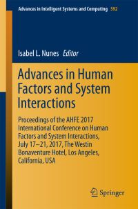Book Cover for Advances in Human Factors and System Interactions by International Conference on Human Factors and System Interactions