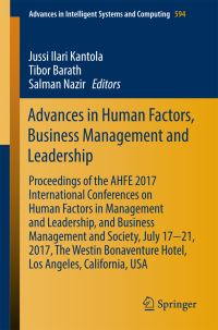 Book Cover for Advances in Human Factors, Business Management and Leadership by Business Management and Society International Conference on Human Factors, International Conference on Human Factors in Management and Leadership
