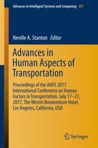 Book Cover for Advances in Human Aspects of Transportation by International Conference on Human Factors in Transportation