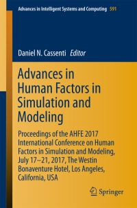 Book Cover for Advances in Human Factors in Simulation and Modeling by International Conference on Human Factors in Simulation and Modeling