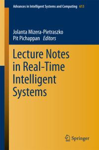 Book Cover for Lecture Notes in Real-Time Intelligent Systems by Jolanta MizeraPietraszko, Pit Pichappan