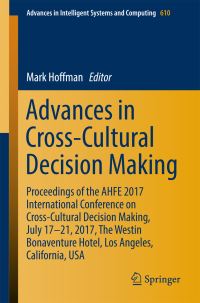 Book Cover for Advances in Cross-Cultural Decision Making by Cross Cultural Decision Making Conference