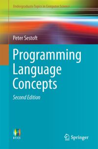 Book Cover for Programming Language Concepts by Peter Sestoft