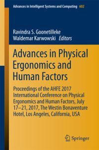 Book Cover for Advances in Physical Ergonomics and Human Factors by International Conference on Physical Ergonomics and Human Factors